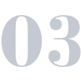 A blue number is written in the middle of three.