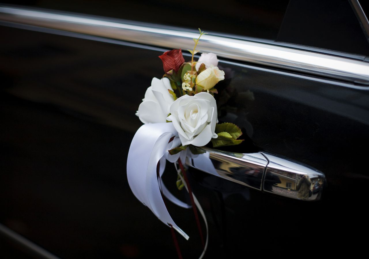 XXclusive luxury black car wedding transportation — bride, groom and wedding party service in Los Angeles