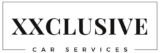 A black and white logo of the word " exclusiv ".