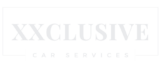 A black and white logo for exclusiv car service.